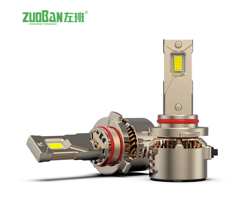 60W-ko distira handiko mini LED farolek autoentzako gaueko segurtasuna areagotzen dute