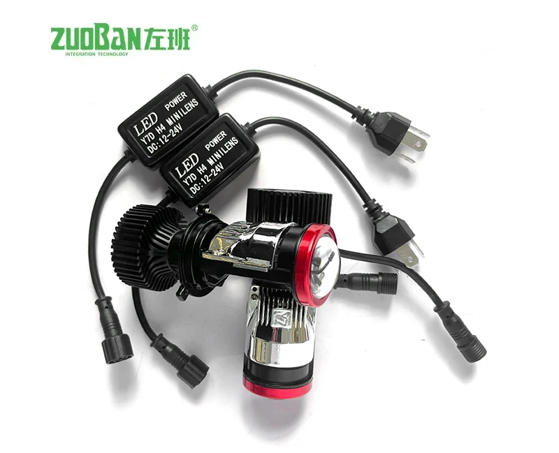 H4 LED Farolak Bonbillak 50W LED ikusle bonbilla
